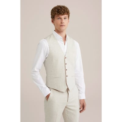 WE Fashion Waistcoat Beige Taglia: 44 | Pantaloni da completo Outlet | Uomo | Marrone