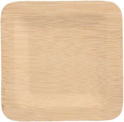 10 Borden, gemaakt van bamboe pure hoekig 1,5 cm x 18 cm x 18 cm