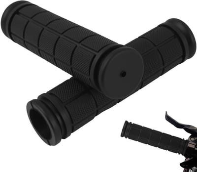 Dailygoods- Fietshandgrepen 22 mm - Ergonomische Handgrepen - Antislip Rubber - Veiligheid en Comfort - Geschikt voor Fietsen/Scooters/Driewielers