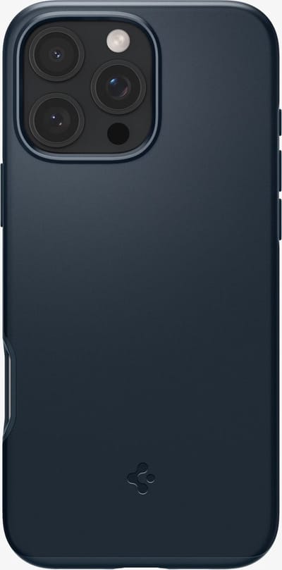 Spigen Thin Fit MagFit Hoesje Geschikt voor Apple iPhone - Back Cover Compatibel met MagSafe / Qi2 - Metaal Groen