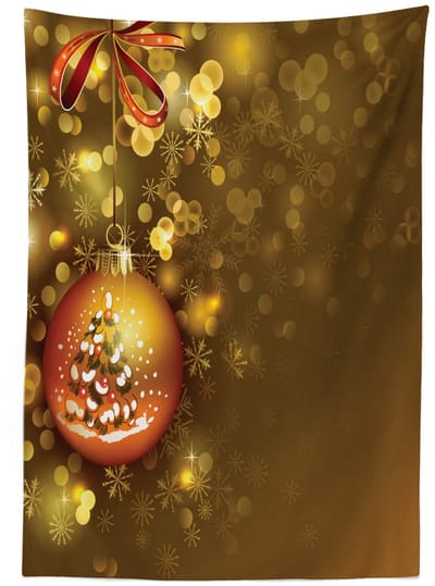 ABAKUHAUS Tafelkleed – 140x240 cm – Meerkleurig satijn, wasbaar