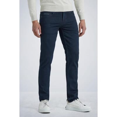 PME legend blauwe heren jeans   Nightflight   Rinsewash wassing   Regular fit   5-Pocket zakken   Knoop- en ritssluiting   Duurzaam   Regular waist