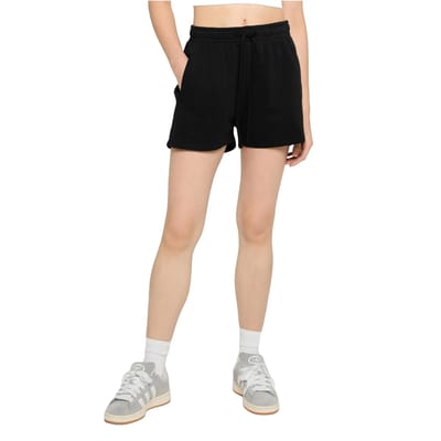 Urban Classics Ladies Light Terry Shorts Dames Shorts - zwart - XL
