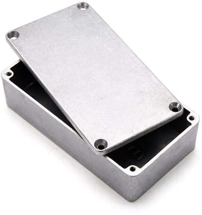 IP54 Aluminium Elektronica Projectdoos voor Buiten - Voeding Junction Box met Connector 120x94,5x34 mm, Waterdicht en Duurzaam
