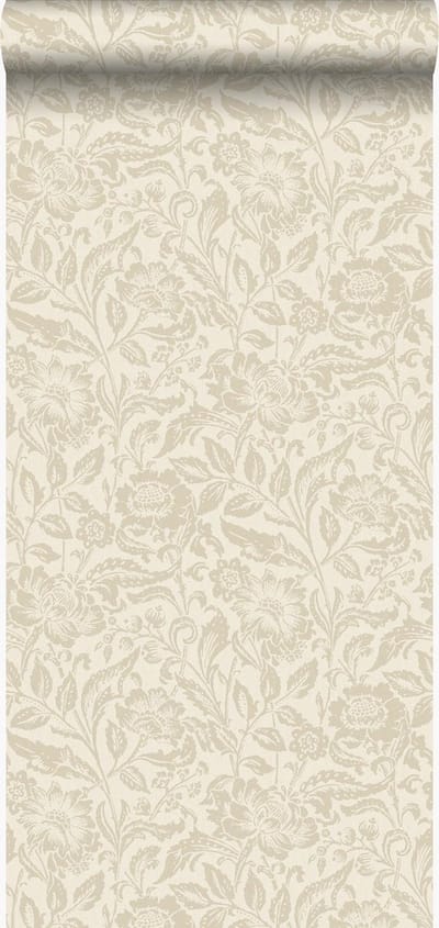 Origin Wallcoverings behang bloemen crème - 53 cm x 10.05 m - 347026