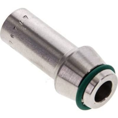 10x2mm RVS Rechte met Lasverbinding 630bar FKM O-ring ISO 8434-1