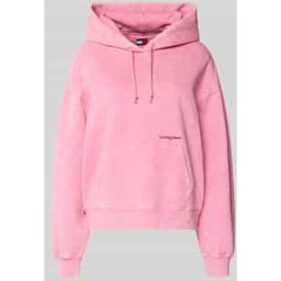 Regular fit hoodie van katoenmix