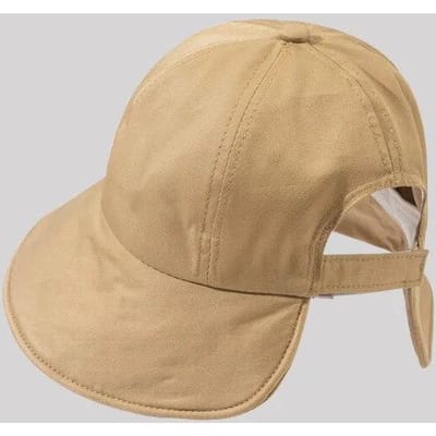 Zomerzonnehoed Opvouwbare brede rand Dames Emmerhoed Meisje Dame UV-bescherming Buitenstrand Panama Paardenstaartpet beige