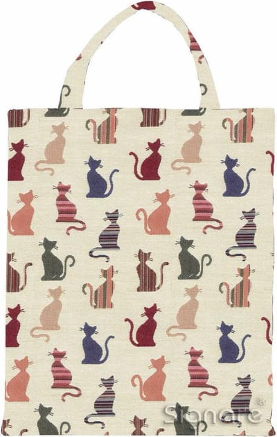 Boodschappentas - Gobelinstof - Cheeky Cat - Kat - Katten - Moderne kat