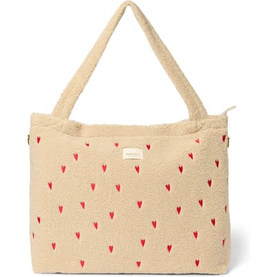 Studio Noos teddy mom bag luiertas ecru hearts