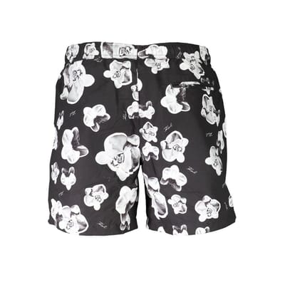 Karl Lagerfeld Nero Polyester Heren Zwembroek Boxer