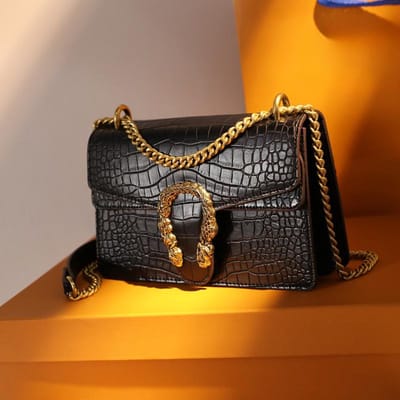 Tas Vrouw Baccarat Foreskin Enkele Schouder Crossbody Kettingtas orange