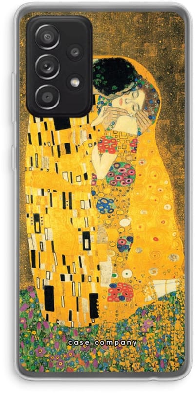 Case Company® - Hoesje geschikt voor Samsung Galaxy A52s 5G hoesje - Der Kuss - Soft Cover Telefoonhoesje - Bescherming aan alle Kanten en Schermrand