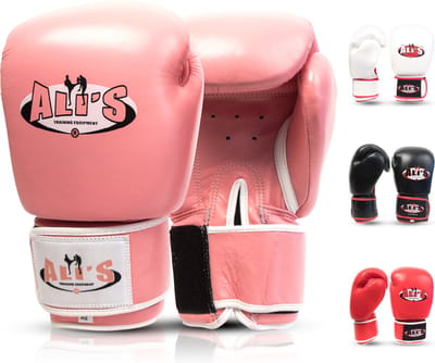 Ali's Fightgear - BG TR - Bokshandschoenen - Roze - Maat M - 12 Oz - bokshandschoenen kinderen - bokshandschoenen heren - bokshandschoenen dames - kickboks handschoenen - bokshandschoenen 12 oz - Bokszak