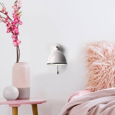 Brilliant Wandlamp Telio, grijs/taupe, breedte 12,5 cm, metaal