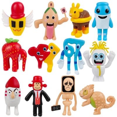 6-12 stuks Spel Steal A Brainrot Actiefiguur Speelgoed Brainrots Italiaanse Brainrot Figuur Verzamelaar Model Spel Fans Verjaardagscadeau