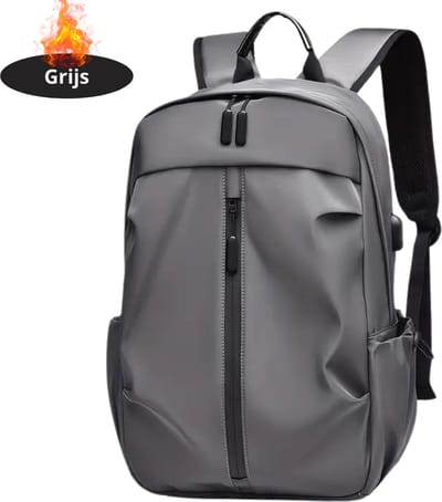 Livano Rugzak - Dames - Heren - Meisje - Jongens - Backpack - Schooltas - Laptoptas - Grijs