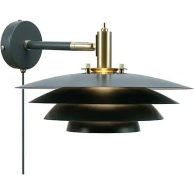 Nordlux Wandlamp Bretagne Grijs ⌀30cm G9