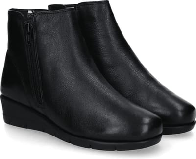 Hush Puppies Zwart Enkellaarzen Dubbel Rits maat 38