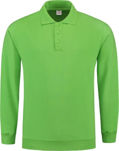 Tricorp Polosweater boord - Casual - 301005 - Limoengroen - maat XS