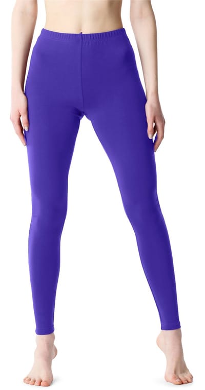 Bellivalini Dames Lange Leggings van Viscose - Sport – Vrijetijdsbroek - Sporbroek - Yogabroek - BLV-BLV50-203-LE - Kobalt - XS