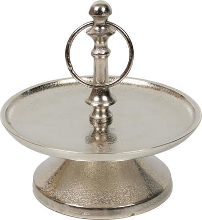 keuken etagère zilver rond 1 laag 20cm