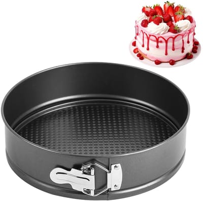 Dailygoods - Springvorm 24 cm Rond, Bakvorm met Antiaanbaklaag voor Bakvorm, Bakvormen, Taartvorm, Cakevormen, Quichevorm, Tartevormen, Springvormen