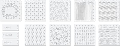We R Makers - precision press advanced stencils 12pk