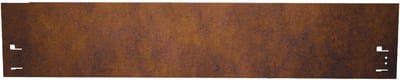Set van 10 Borderrand Cortenstaal - Kantopsluiting - 120 cm lang, 13,5 cm hoog - Thermisch verzinken
