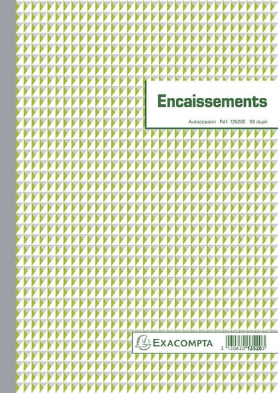 Exacompta 5x Doorschrijfpapier Inningen 29,7x21cm 50 bladen zelfkopiërend dupli - - 13520E