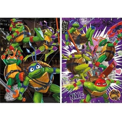 EDUCA - puzzel - 2 x 500 stuks - Ninja Turtles
