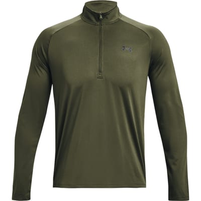 Under Armour UA Tech 2.0 1/2 Zip Heren Sportshirt - Groen - Maat XXL
