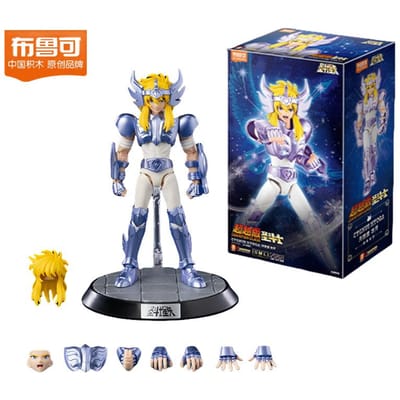 Figurine d'Action Originale BLOKEES Saint Seiya Sagittaire Seiya Pégase Aiolos Tenma Pégase Jouets Figurines à Assembler Jouets Cadeau