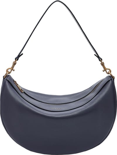 LIEBESKIND BERLIN Leren Schoudertas Melli Kodiaq Sheep Hobo Bag Taro Paars