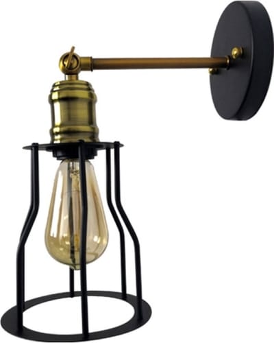OHNO - Woonaccessoires - Libra Wandlamp - Zwart - Tijdloos - Modern - Industrieël