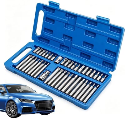 Dopsleutelset - Handgereedschap Set - Auto Onderhoud - Spline Zeskantig - 40 Delig - Metaal