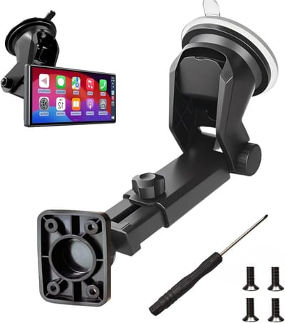 Schermhouder Auto - Autoscherm Beugel - Navigatie Weergeven - Verstelbaar Telescoop - 7-10.26 inch - Zwart