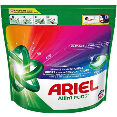 Ariel Wasmiddel Pods All in 1 Color 65 stuks