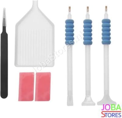 Diamond Painting "JobaStores®" Toolkit Deluxe met pincet