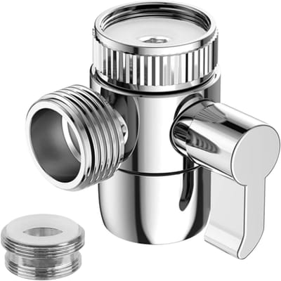 Drieweg invertermixkraan voor keuken, messing wastafelmengkraan, M22 naar M24 adapter vervangingsonderdeel voor badkamer en douche