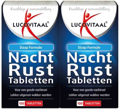 Lucovitaal Nachtrust - 2 x 100 tabletten - Voordeelverpakking