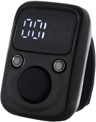 Klikteller, Tally Counter - Slimme waterdichte vingerteller,Handtelling clicker voor sportevenementen, school, familie, vrienden, thuis