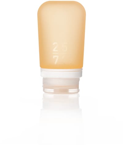 Human Gear - GoToob+ - reisflesje - flacon - lichtgewicht - lekvrij - Medium - 74ML - Orange