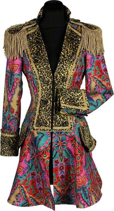 Thetru Carnavalsjas Dames - Panter Purple - Luxe Jas Dieren Print - Maat S