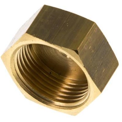 G 3/4'' Messing Afsluitkap 16 Bar [2 Stuks]