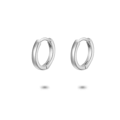 Twice As Nice Oorbellen in zilver, oorring, 11 mm