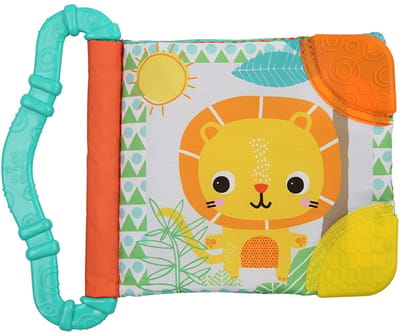 Babyboekje met bijtringen teethe & read - Bright Starts - vanaf 3 maanden