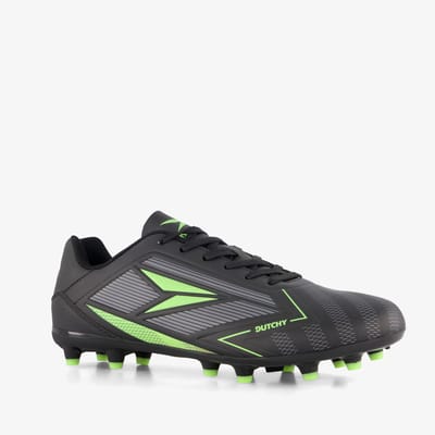 Dutchy Flow FG heren voetbalschoenen zwart - Maat 39 - Uitneembare zool