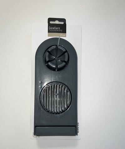 Excellent Houseware - Egg Slicer - Eiersnijder - Ei - Snijder - 2 in 1 – Antraciet