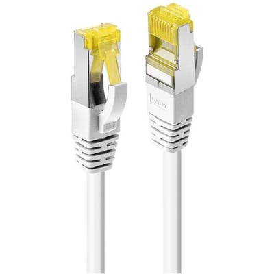 LINDY 47323 RJ45 Netwerkkabel, patchkabel CAT 6a (losse kabel CAT 7) S/FTP 1.50 m Wit Afgeschermd 1 stuk(s)